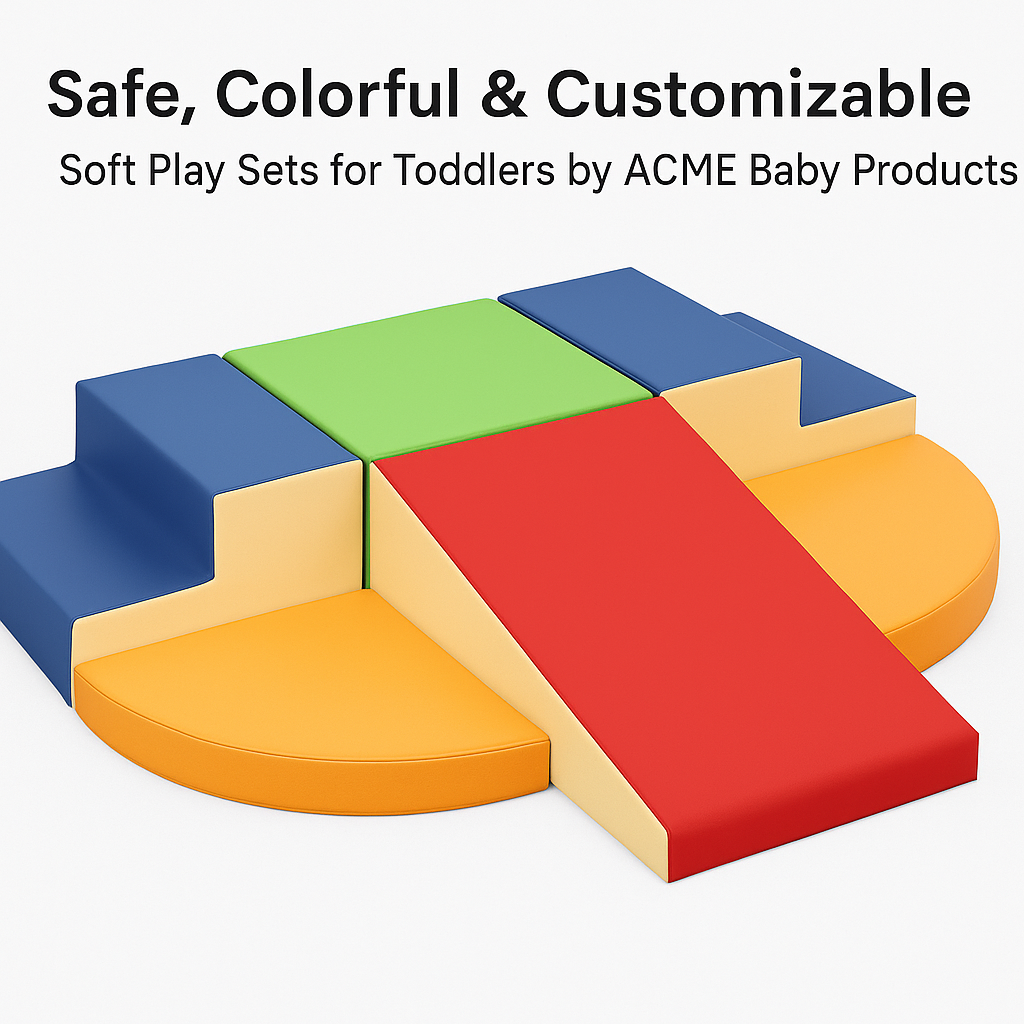 Safe, Colorful & Customizable – Soft Play Sets for Toddlers by ACME Baby Products