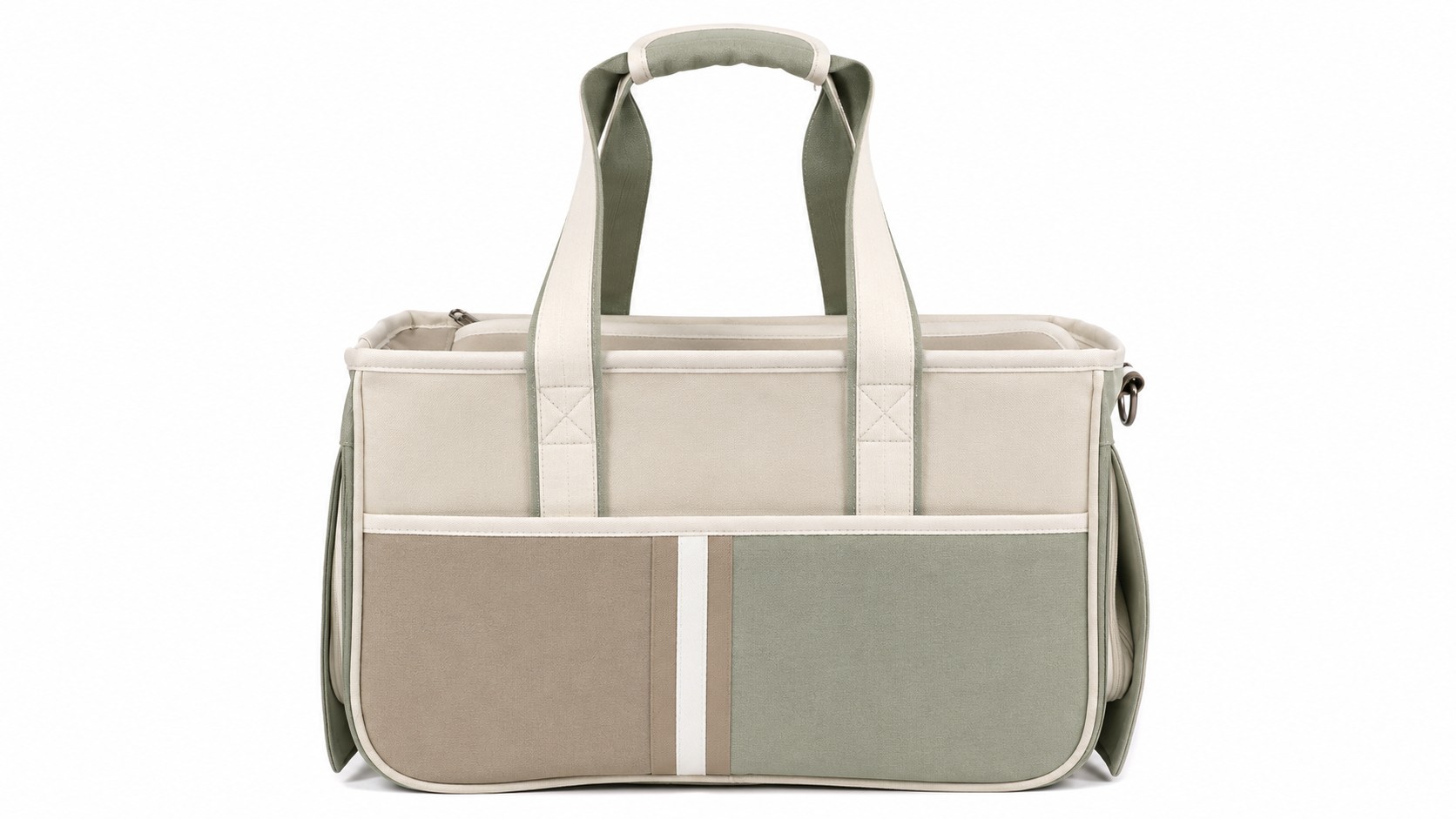 Stylish Canvas Pet Carrier - Breathable & Comfortable Travel Bag